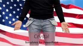  Presentation with financial crisis - PPT layouts enhanced with bankruptcy-financial-crisis-and-poverty background and a coral colored foreground