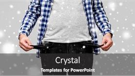  Presentation with bankruptcy - Colorful PPT theme enhanced with bankruptcy-financial-crisis-and-poverty backdrop and a dark gray colored foreground