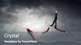  Presentation with forced - PPT layouts having bankruptsy - businessman forced to face problem background and a  colored foreground
