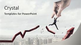  Presentation with law media - PPT layouts with bankruptsy - hand of law and justice background and a white colored foreground