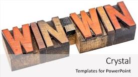  Presentation with conflict resolution - PPT theme consisting of banner - negotiation or conflict resolution background and a light gray colored foreground