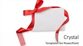  Presentation with bacteria colourful 3d - Beautiful PPT layouts featuring banner blank - envelope with colourful ribbon backdrop and a pink colored foreground