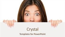  Presentation with space - Cool new presentation with looking surprised and scared - funny backdrop and a sky blue colored foreground