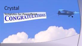  Presentation with congratulations baby - Presentation theme with close up cartridges meters on white background background and a white colored foreground