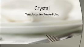  Presentation with wedding banquet table - Theme featuring banquet table background and a lemonade colored foreground