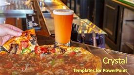  Presentation with alcohol - Amazing presentation design having bar at a local tavern backdrop and a tawny brown colored foreground
