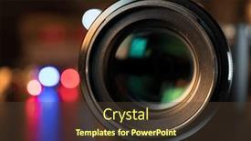  Presentation with inventory management - Presentation theme consisting of bar-code-readers-and-qr background and a tawny brown colored foreground