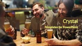 Presentation with underage drinking two teenagers having - Amazing slide set having bar drinks - group of men drinking beer backdrop and a tawny brown colored foreground