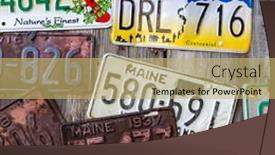  Presentation with car design - Amazing PPT theme having bar-harbor-maine-usa-august backdrop and a  colored foreground