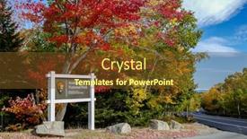  Presentation with october - Slides with bar-harbor-october-12-acadia background and a tawny brown colored foreground