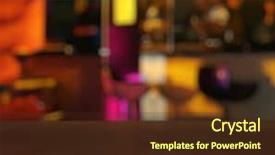  Presentation with night club - Cool new slide set with bar in a night club backdrop and a tawny brown colored foreground
