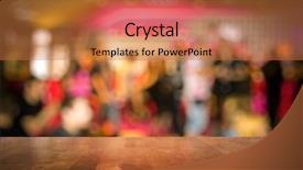  Presentation with night club - Beautiful PPT theme featuring bar in a night club backdrop and a red colored foreground