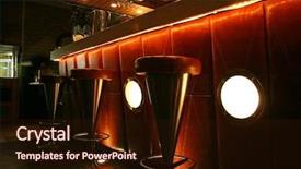  Presentation with bar - Amazing presentation theme having bar interior backdrop and a wine colored foreground