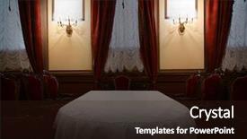  Presentation with metal frames frame and steel - Slides with bar lounge - frames with candles in restaurant background and a wine colored foreground