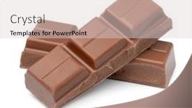  Presentation with chocolate milk - Presentation theme enhanced with bar-of-milk-chocolate background and a lemonade colored foreground