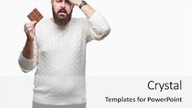  Presentation with face head in anatomy - Audience pleasing presentation theme consisting of bar over isolated background stress backdrop and a  colored foreground