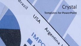  Presentation with activity graph showing an earthquake - Presentation theme having bar pie chart - graph report show data background and a light blue colored foreground