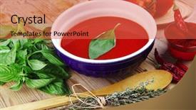  Presentation with tomato - Presentation theme consisting of bar restaurant menu - diet food fresh cold tomato background and a  colored foreground