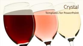  Presentation with white rose - Theme consisting of bar restaurant menu - three glasses with white rose background and a cream colored foreground