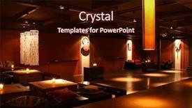  Presentation with atmosphere - Audience pleasing presentation theme consisting of bar room empty atmosphere africa backdrop and a wine colored foreground