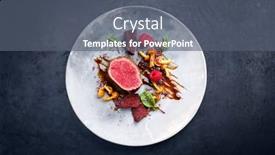  Presentation with dry fruits - PPT layouts featuring barbecue-dry-aged-wagyu-beef background and a  colored foreground