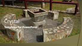  Presentation with barbecue - Slides having barbecue site background and a violet colored foreground