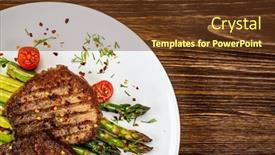  Presentation with asparagus - 