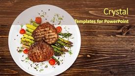  Presentation with asparagus - 