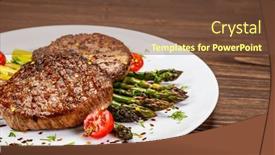  Presentation with asparagus - 