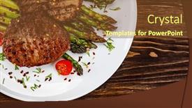  Presentation with asparagus - 