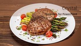  Presentation with asparagus - 