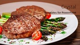  Presentation with asparagus - 