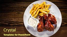  Presentation with french fries - 