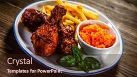  Presentation with french fries - 