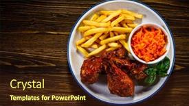  Presentation with french fries - 