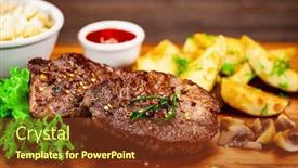  Presentation with french fries - 