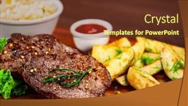  Presentation with french fries - 