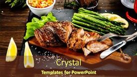  Presentation with asparagus - 