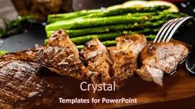  Presentation with asparagus - 