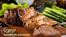  Presentation with asparagus - 