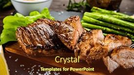  Presentation with asparagus - 