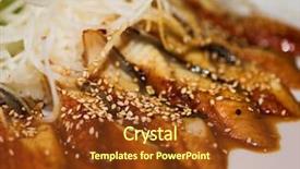  Presentation with prawn - PPT layouts consisting of barbequed prawn salad with shrimp lettuce and green lime macro closeup with copy space background and a tawny brown colored foreground