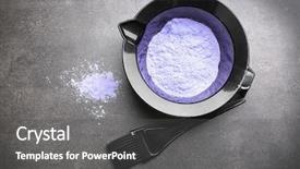  Presentation with hair brush - Theme enhanced with barber set with hair dye background and a dark gray colored foreground