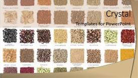  Presentation with set of different dental tools - Theme with barberry - set of different spices isolated background and a coral colored foreground