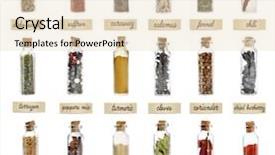  Presentation with spices - Cool new PPT layouts with barberry - set of different spices backdrop and a lemonade colored foreground