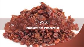  Presentation with barberry - Cool new slides with barberry heap isolated on white background backdrop and a tawny brown colored foreground