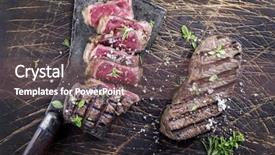  Presentation with roast beef - Cool new theme with barbie - barbecue adged roast beef backdrop and a violet colored foreground