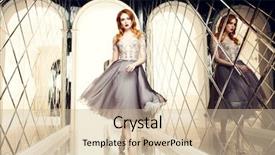  Presentation with barbie doll - Presentation theme with barbie doll - portrait of a beautiful elegant background and a soft green colored foreground