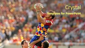  Presentation with quarter - Audience pleasing PPT theme consisting of barcelona-april-9-perpignan-s backdrop and a violet colored foreground