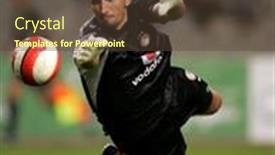  Presentation with olympic - Presentation design enhanced with barcelona-aug-16-olympiacos-goalkeeper background and a tawny brown colored foreground